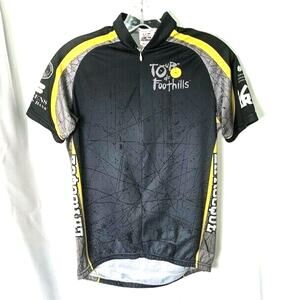 AUSSIE Small Cycling Jersey 3/4 zip Tour de Foothill Top